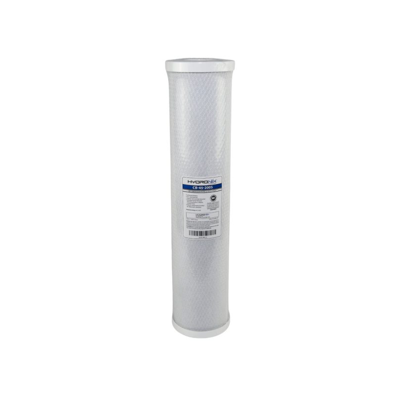 FILTRO CARTUCHO CARBON ACTIVADO 4.5" X 20", 5 MIC NOMINAL, BLOQUE, CB
