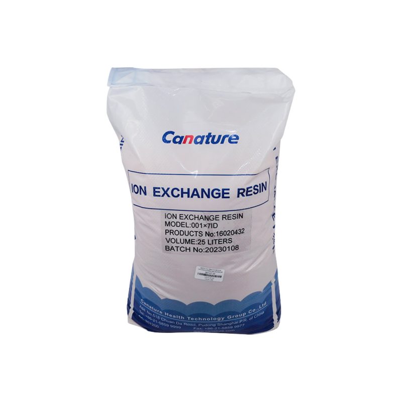 MEDIO FILTRANTE RESINA CATIONICA PARA ABLANDADOR, GRADO INDUSTRIAL, BOLSA DE 25 L