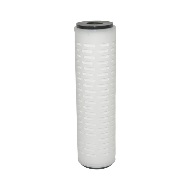 FILTRO CARTUCHO SEDIMENTOS 2.5" X 10", 0.2 MIC ABSOLUTO, PLISADO, POLIPROPILENO, TERMINACIONES DOE CON EMPAQUETADURA DE EPDM