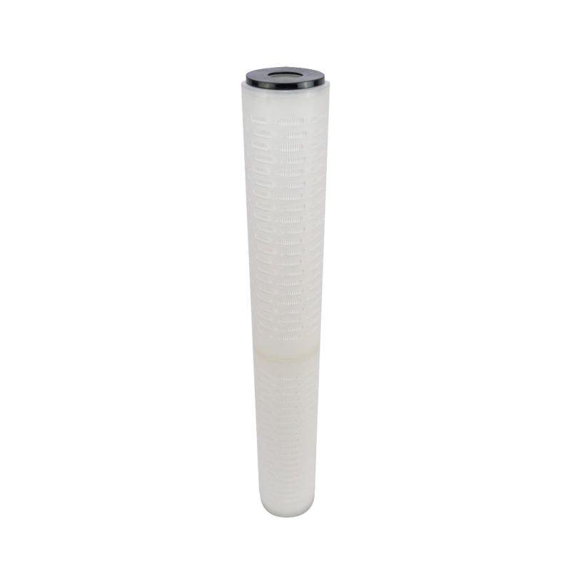 FILTRO CARTUCHO SEDIMENTOS 2.5" X 20", 0.45 MIC ABSOLUTO, PLISADO, POLIPROPILENO, TERMINACIONES DOE CON EMPAQUETADURA DE EPDM
