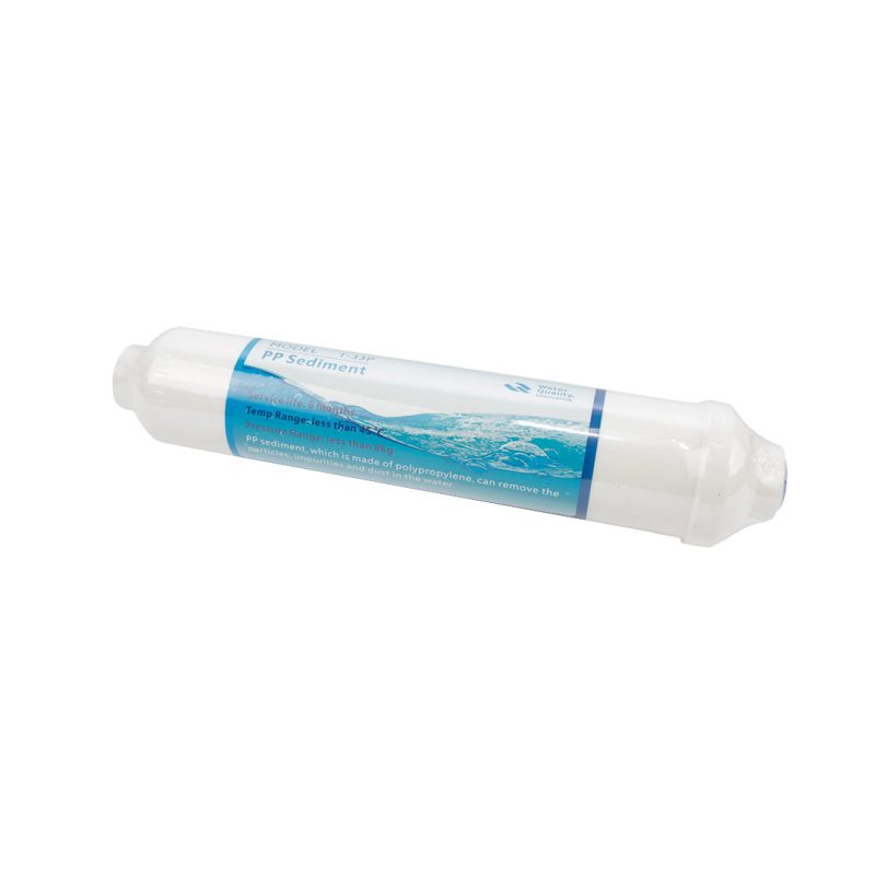 FILTRO EN LINEA, SEDIMENTOS, 2.0" X 10", CONEXION 1/4" FNPT INGRESO/SALIDA, REPUESTO PARA DISPENSADORES