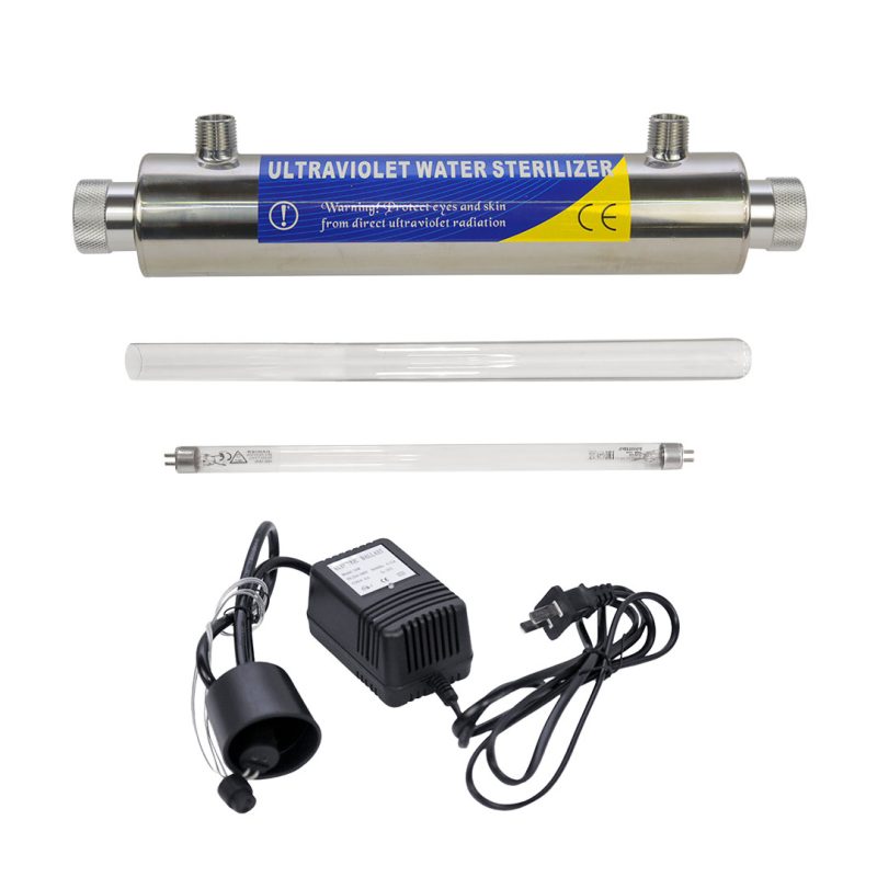 EQUIPO UV, 2 GPM, 16W, CONEXION 1/2", 220V, 60 HZ, SIN CLAMP