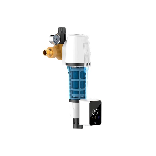 FILTRO MALLA, 35 GPM, 40 MIC, 1.25" MNPT/FNPT INGRESO/SALIDA, ADAPTADOR 1" NPT, CABEZAL RECUBIERTO EN PLASTICO, LIMPIADOR POR BARRIDO INTERNO, MANOMETRO DE INGRESO, MANOMETRO DE SALIDA Y CONTOMETRO INTEGRADOS, CONEXIONES GIRATORIAS, REGULADOR DE PRESION DE SALIDA. INCLUYE CONTROLADOR DE FLUSH AUTOMATICO TOUCH SCREEN.
